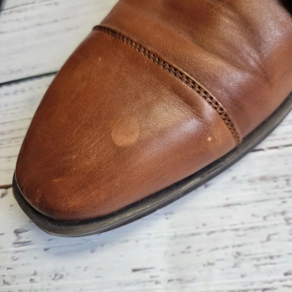 Cole Haan Grand‎ Os Lace Up Oxford Size 13 M Brown Leather FT C27033 H 18